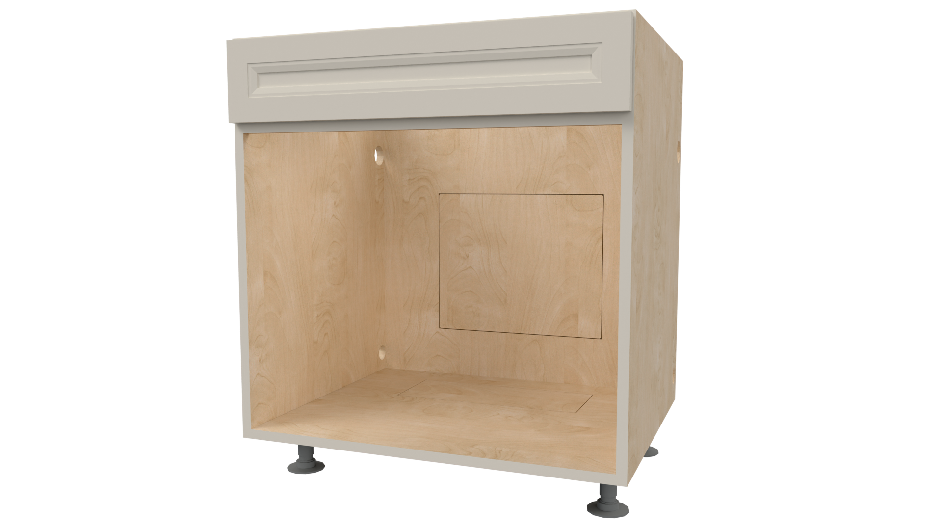 Sink Base with Cutouts